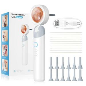 1080P 시각적 귀 카메라 귀 입 확인 2M 픽셀 카메라 귀 왁스 클리너 카메라 귀 코 피부 지원 90 °   회전 헤드