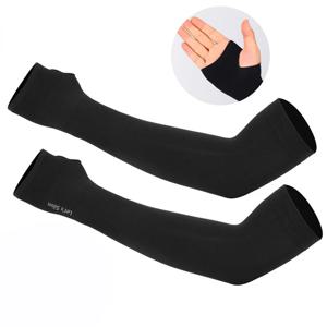 여름 시원한 팔 슬리브 손가락 슬리브, 아이스 쿨, 고탄성, 야외 사이클링, 핑거리스 낚시, 맞춤형 아이스 실크 슬리브