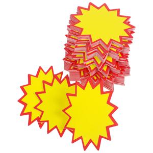 100 Pcs 가격표 슈퍼마켓 라벨 표지판 소매 판매 태그 야채 과일 가격 라벨 매장 선반 마커 견고한