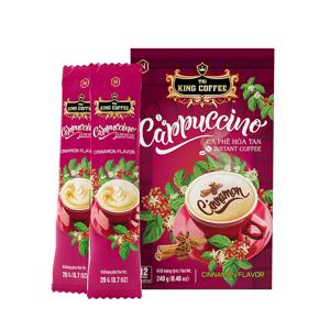 [공식수입인증정품] TNI 킹커피 시나몬 카푸치노 커피 12입, 20g, 12개