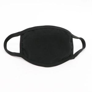 1pcs 블랙 마스크 워셔블 사이클링 코튼 입 페이스 마스크 남성 여성 재사용 가능한 파티 공급 할로윈 코스프레 호흡 자유롭게 야외