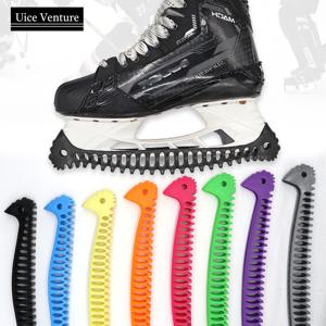 아이스 하키 스케이트 피겨 스케이트 블레이드 커버 확장 가능한 워크러블 조절 가능한 보호 펑크 방지 아이스 스케이트 블레이드 커버