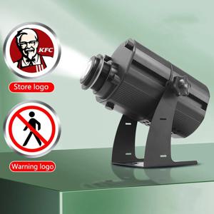 사용자 정의 로고 프로젝터 광고 빛 80W 100W 로그인 벽 프로젝션 방수 야외 HD 회전 Led 광고 램프