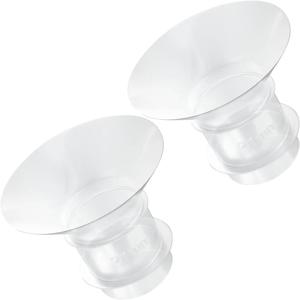 Medela/Spectra/Momcozy 유축기 24mm 실드와 호환되는 플랜지 인서트, 24mm 젖꼭지 터널을 올바른 크기로 줄이기