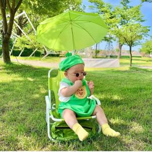 2025 우산 태양 대피소와 야외 아기 좌석 휴대용 라운지 어린이 캐노피 접이식 어린이 해변 의자