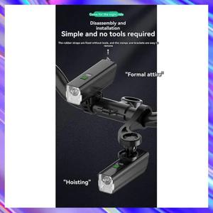 A24U 사이클링 조명 자전거 헤드라이트(높고 낮은 스위치 포함) 800 루멘 USB-C 자전거 타는 사람 및 통근자용 충전