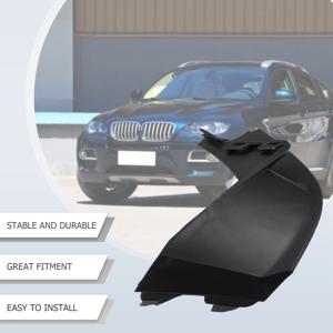 BMW X6 F16 2013-2019 35iX 28iX 30dX 50iX 에어 덕트 트림 커버 51118058558 R용 클래식 자동차 앞 범퍼 에어 채널 트림 패널