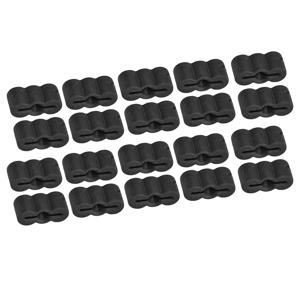 20Pcs 고무 엔드 스토퍼 범퍼 블랙 전체 확장 서랍 슬라이드에 적합