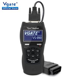 Vgate VS890 OBD2 스캐너 지원 ISO15031 SAE J1979 코드 리더 진단 도구 라이브 데이터 읽기 오류 코드 지우기