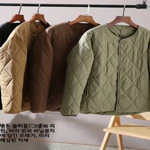 남성 코튼 재킷 칼라리스 아메리칸 스타일 빈티지 라벨 제거 테일러드 핏 스탠다드 에디션 청년 트렌드 버튼 클로저