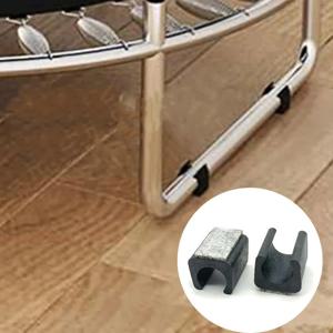 펠트 고무 가구 발 패드 미끄럼 방지 U자형 파이프 클램프 테이블 다리 커버 의자 패드 바닥 보호 커버 파이프 캡