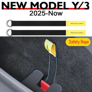 테슬라 모델 3 Y 주니퍼 2025 2026 도어 비상 해제 풀 코드 리어 도어 비상 스위치 풀 로프 안전 액세서리