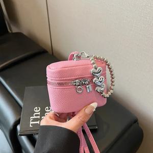 폭발인 펑센은 3차원 럭셔리 귀여운 사랑 패션 조커 캔디 컬러의 원숄더 휴대용 립스틱 백입니다.