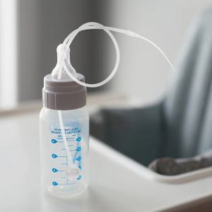 2개 수유 보조 튜브 젖꼭지 혼란 완화 우유 공급 지원 간호 보조 호스 수유 효율성 향상기