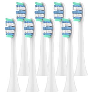 필립스 Sonicare 교체 전동 브러시 헤드와 호환되는 8pcs 교체 칫솔 헤드 4100 6500 6100 7500 5300 1100