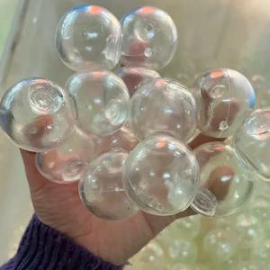 1개 구형 보석 TRP 주조 몰드 도구 DIY 빈 볼 스킨 수제 볼 디컴프레션 슬로우 리바운드 장난감