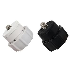 1/4 나사에서 17MM 볼 헤드 마운트 인터페이스 플라스틱 조인트 어댑터, 휴대폰 카메라 차량용 마운트 삼각대 모니터 GPS 브래킷용