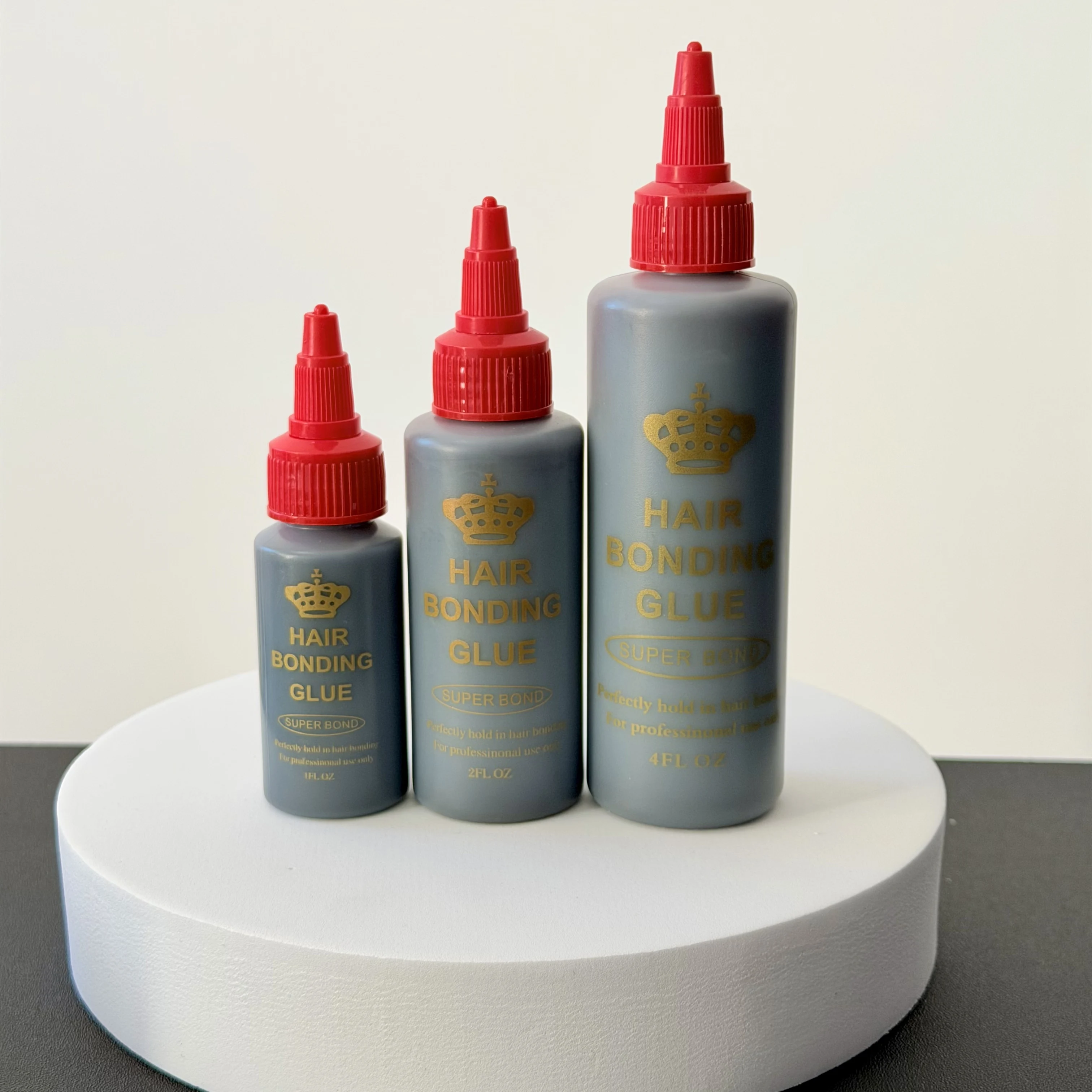 1/2/4 온스 30/60/118 ml 블랙 헤어 웨프트 본딩 글루 헤어 위브 본드