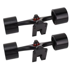 7인치 스케이트보드 트럭(휠 포함) 65x51mm 롱보드 트럭 휠 콤보 세트 알루미늄 합금 스케이트보드 트럭(휠 포함)