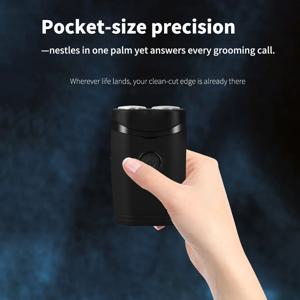 남성용 전기 면도기 충전식 휴대용 면도기 다기능 더블 헤드 면도기 수염 관리 액세서리