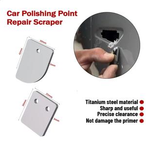 자동차 광택 복원 스크레이퍼, 바니시 페인트 제거 필름 청소, 단단한 표면 얼룩 먼지 제거 스크레이퍼 도구