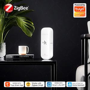 Tuya Zigbee 10G MmWave 레이더 모션 센서 조도 온도 습도 지원을 갖춘 스마트 인체 센서 Zigbee2MQTT