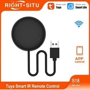 Tuya WiFi IR 리모컨 스마트 범용 TV 에어컨 Alexa 리모컨 Google 홈 Yandex Google과 호환