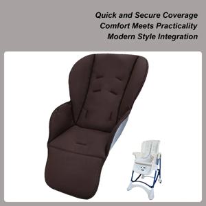 하이 체어 커버 교체 방수 어린이 식사 액세서리 소년 소녀를위한 식사 좌석을위한 PU 가죽 패딩 쿠션