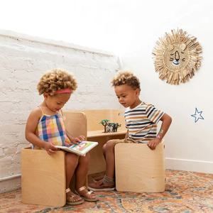 %*l 어린이용 테이블과 의자 세트 어린이용 테이블 조기 교육 책상 쓰기용 테이블 가정용 아기용