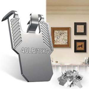 드라이월용 헤비 듀티 클로 그림 걸이, 그림 액자, 아트 포스터, 사진, 그림 및 거울용 손상 없는 벽걸이 후크