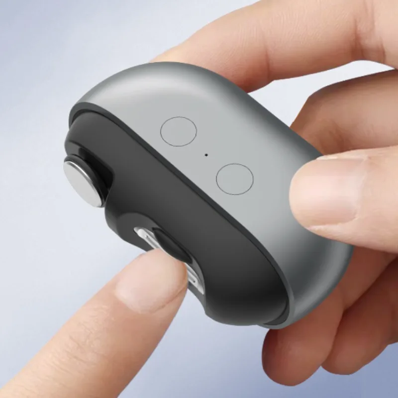 전동 손톱깎이 전동 손톱 다듬기 기계 휴대용 손톱 커터 라이트 파일 네일 클립 보관함 충전식