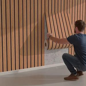 40cm 3D 그리드 자체 접착 벽 스티커 PVC 두꺼운 방수 거실 침실 배경 벽 장식 벽지