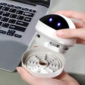 책상 먼지 청소기 클린 브러시 포함 USB 충전 가정용 사무실 테이블 청소기 데스크탑 클리너 미니 진공 청소기