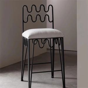 ZDesigner 라이트 럭셔리 바 스툴 창의적인 프렌치 모던 게이밍 릴랙싱 체어 편안한 미적 바 의자 가구