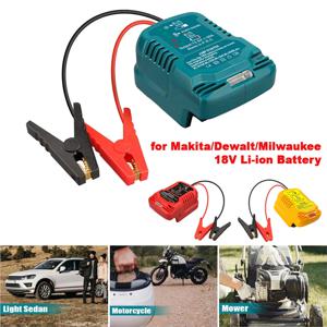 듀얼트/마키타/밀워키/에인헬 18V 배터리용 점퍼 케이블 점프 충전기 11AWG 점프 스타터 배터리 부스터 케이블 (자동차용)