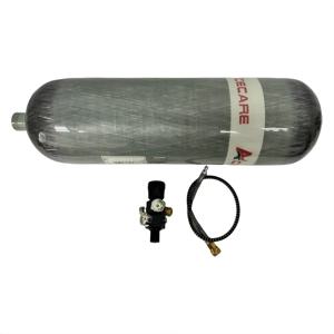 ACECARE 300Bar 6.8L 탄소 섬유 실린더(조절기 게이지 밸브 포함) 4500psi HPA 충전 스테이션 탱크 스쿠버 다이빙 M18*1.5