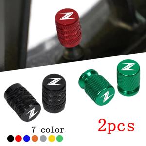 카와사키 뉴 Z400 2019 Z900 Z1000 Z800 Z750 Z300 Z650용 오토바이 액세서리 2개, 타이어 밸브 에어 포트 스템 커버 캡