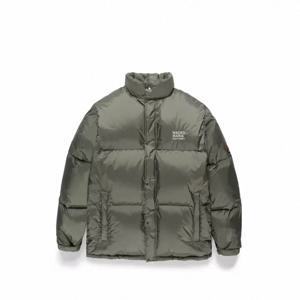 WACKO MARIA 콜라보레이션 남성용 다운 재킷 높은 루즈니스 320g 필링 파워 3아세테이트 섬유 보온성 루즈핏 지퍼 클로저