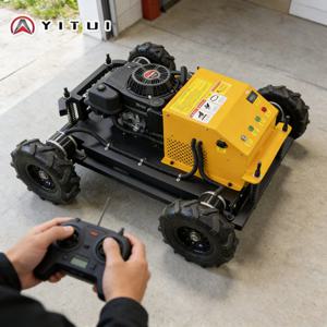 맞춤형 공장 직송 바퀴형 잔디깎이 550mm 절삭폭 저렴한 잔디깎이 농업용 원격 제어 로봇 잔디깎이