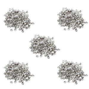 1000X 구리 8Mm 실버 라운드 콘 리벳 리벳 펑크 장식 리벳 리벳 실버-ABQU