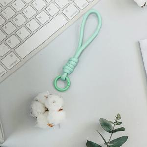 1PC 크리 에이 티브 땋은 끈 키 체인 전화 케이스에 대 한 안티 분실 매듭 로프 스트랩 자동차 키 체인 DIY 액세서리 패션 열쇠 고리