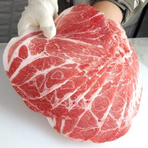 돼지고기 목전지 구이용 500g 4팩 미국산 총2kg