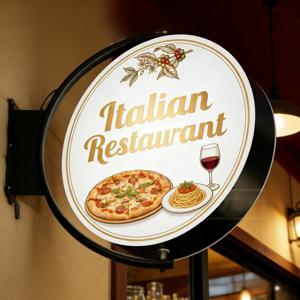 맞춤형 로고 회전 라이트 박스 - 360 °   회전식 아크릴 LED 조명 간판 (카페, 야외 사업장, 방수, 가정용)