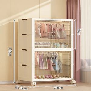 아기 옷장 및 유아용 수납장, 간단한 어린이 옷 정리함, 가정용 침실 소형 옷장, 플라스틱 수납함