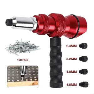 내구성이 뛰어난 알루미늄 리벳 건 어댑터, 고강도 사용을 위한 리벳 부착 장치