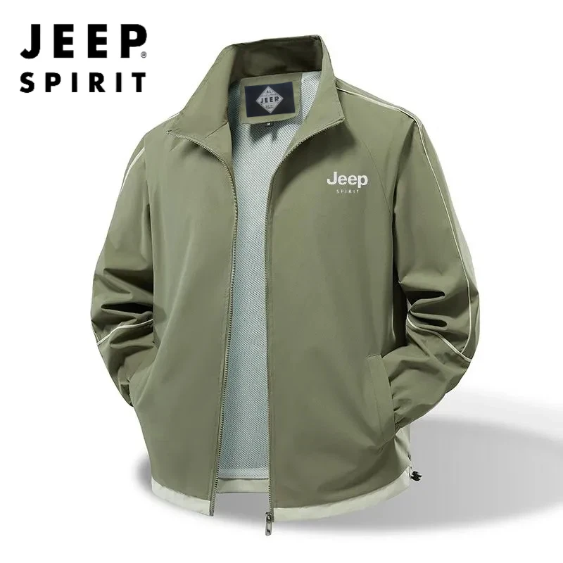 Jeep Spirit Jacket 남성 야구 의류 남성 가을, 봄 비행복 패션 캐주얼 의류