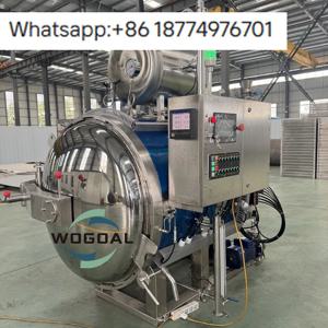 통조림 살균용 산업용 스팀 레토르트 기계 (통조림 런천미트, 파우치 소시지용)