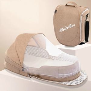 모기장 휴대용 유아용 침대 신생아를위한 여행용 아기 침대 아기 둥지 침대 Newbrons 아기 침대를위한 잠자는 Babybed 둥지 유아용 침대
