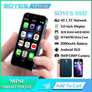 SOYES 안드로이드 10.0 미니 스마트폰, OTG 휴대폰, 4G LTE 옥타코어, 13MP 카메라, 3.0 인치 디스플레이