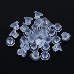 20Pcs 투명 소프트 고무 줄기 범퍼 안티 충돌 구멍 플러그 나사 패스너 도어 범퍼 발 패드 가구 액세서리
